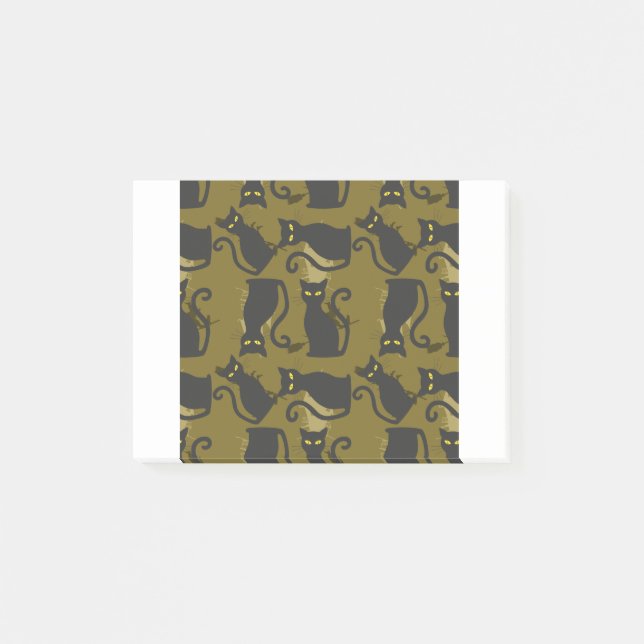 Cat Metallizer Factory Deco Template Tube Art Post-it Notes (Front)