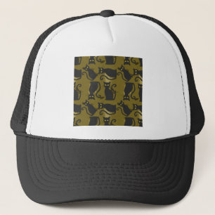 Cat Metallizer Factory Deco Template Tube Art Trucker Hat