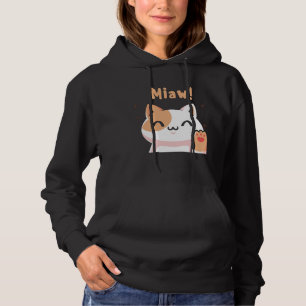 Cat Miaw-Kitty-Cute Cat-Funny Hoodie