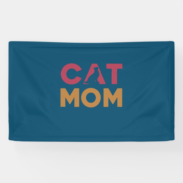 Cat Mom Banner (Horizontal)