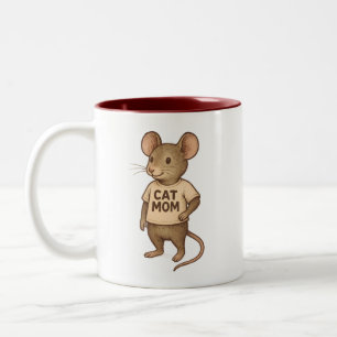 Cat Mom Coffee Mug - Cute Mouse