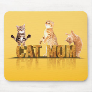 Cat Mom Gift Cat mom shirt Cat lover gift Mouse Mat