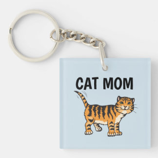 CAT MOM ginger Key Ring