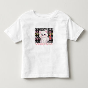 Cat Mom Life funny Toddler T-Shirt