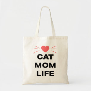Cat Mom Life Tote Bag