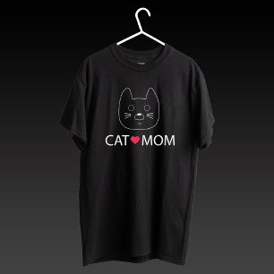 Cat Mom Mother Lover Mom Kitty Cute Funny Meow     T-Shirt