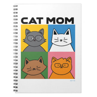 Cat mom notebook