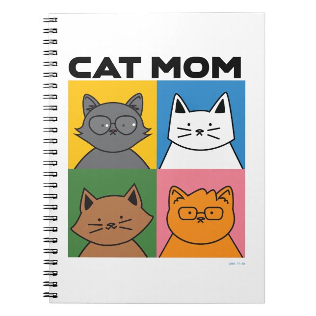 Cat mom  notebook (Front)