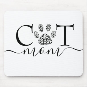 Cat Mom pawprint  Mouse Mat