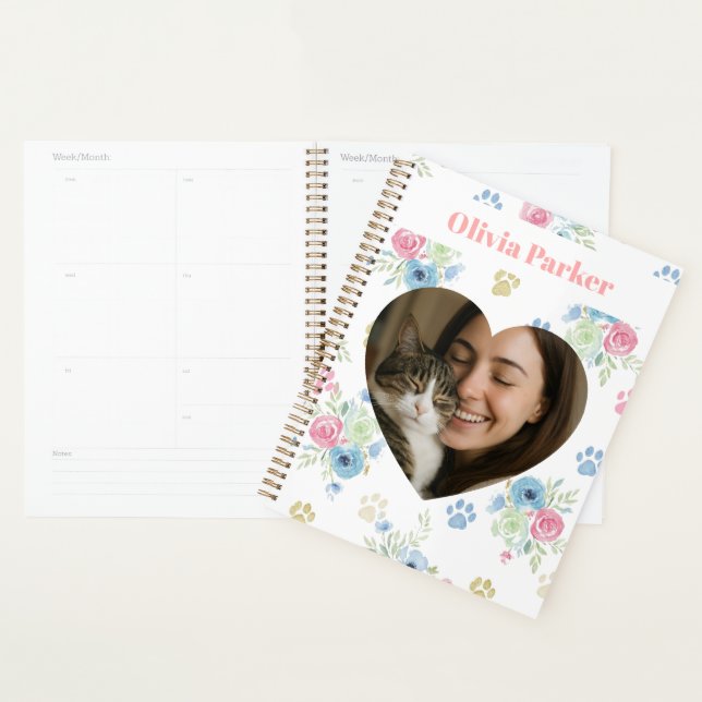 Cat Mom Photo & Name Planner (Display)