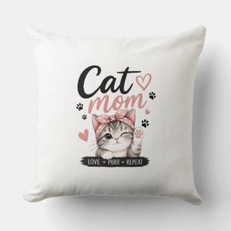 CAT MOM PILLOW
