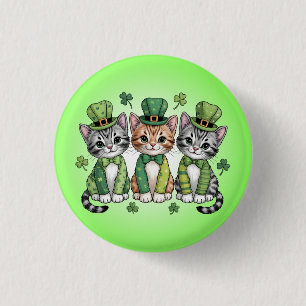 Cat Mom St. Patricks Day Design-47474 Hoodie 3 Cm Round Badge