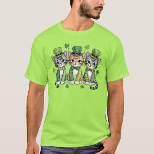 Cat Mom St. Patricks Day Design-47474 T-Shirt