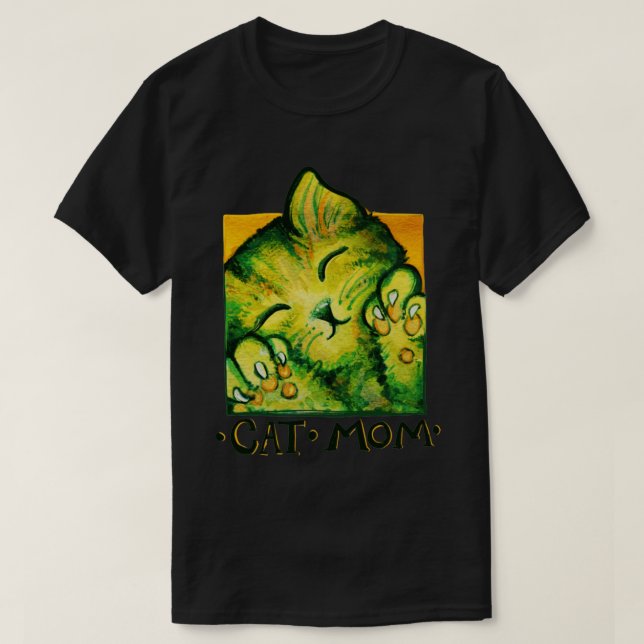 Cat Mom T-Shirt (Design Front)