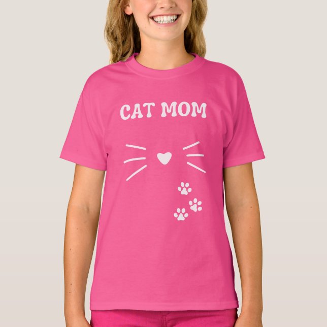 Cat MOM T-Shirt (Front)