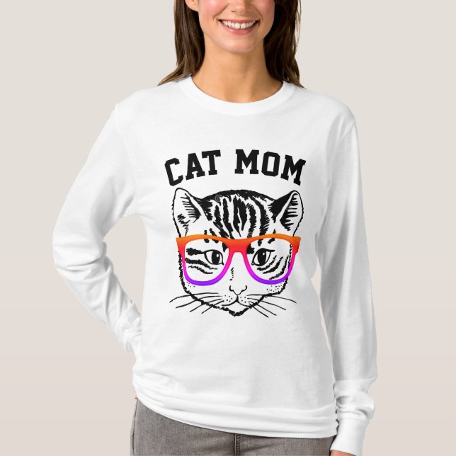 CAT MOM T-shirts (Front)