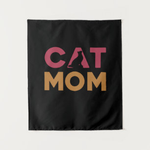 Cat Mom Tapestry