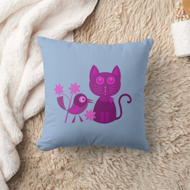 CAT MOM THROW PILLOW AS A GIFT ANYONE (Blanket)