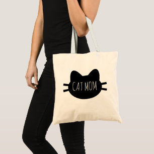 "CAT MOM" Tote Bag