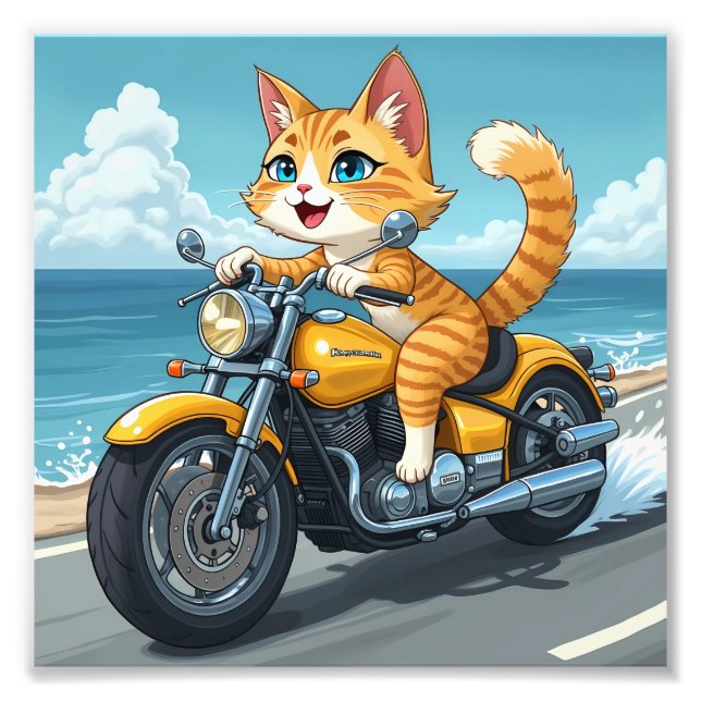 Cat momy  photo print (Front)