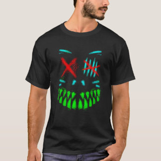Cat Monster Cool Bright Colour Graffiti Horror  Id T-Shirt