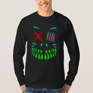 Cat Monster Cool Bright Colour Graffiti Horror Id T-Shirt