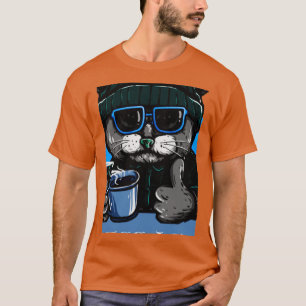 cat mother coffee lover 13 T-Shirt
