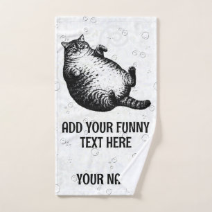 Cat Mother I Am But Skin and Bones For Cat Lover Hand Towel