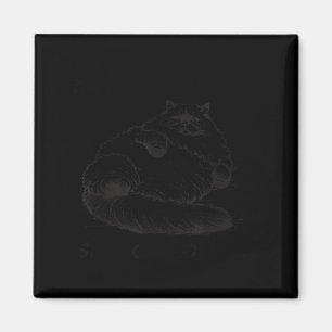 Cat Mother I Am But Skin And Bones Magnet