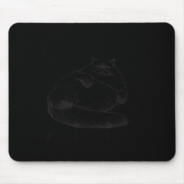 Cat Mother I Am But Skin And Bones  Mouse Mat (Front)