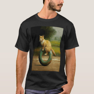 Cat Motorbike Doughnut T-Shirt