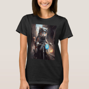 Cat Motorbike Video Games T-Shirt