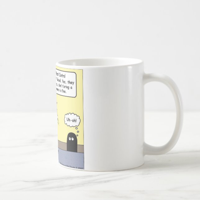 Cat & Mouse Dinnerware Funny Cartoon Gifts & Tees Coffee Mug (Right)