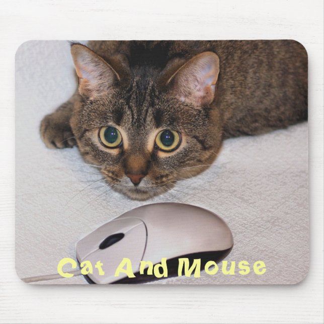 Cat & Mouse Mousepad (Front)