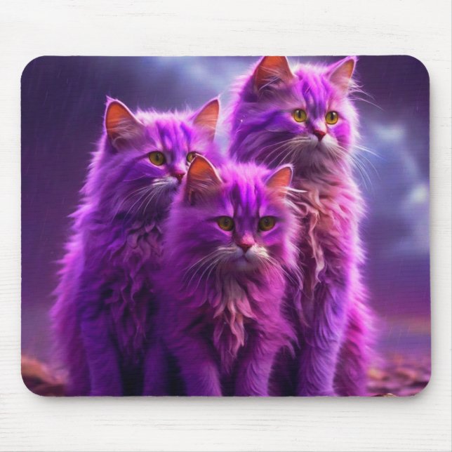 Cat Mouse Pad – Perfect Gift for Cat Lover (Front)