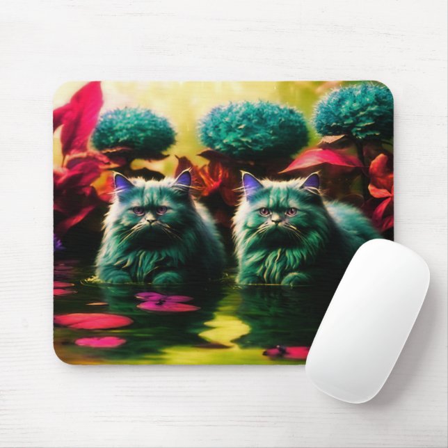 Cat Mouse Pad – Perfect Gift for Cat Lovers (With Mouse)