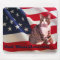 Cat Mousepad God Bless America