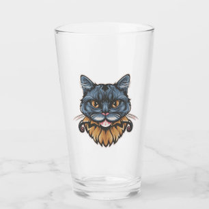 Cat Moustache Glass