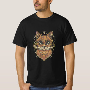 Cat Moustache T-Shirt