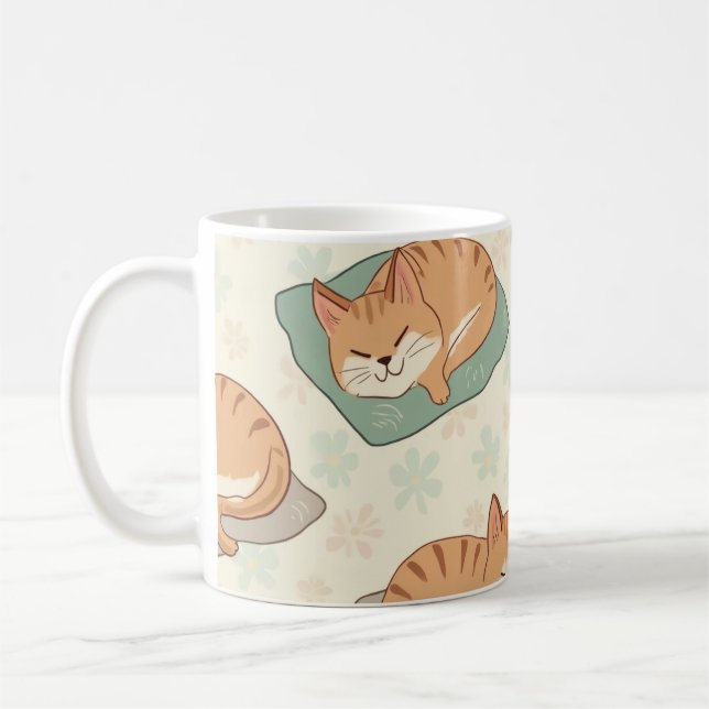  cat mug (Left)