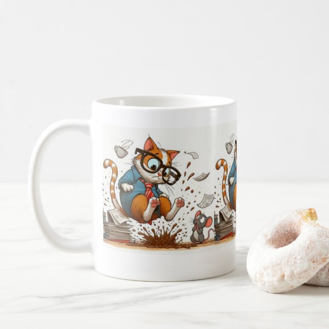 cat mug (With Donut)