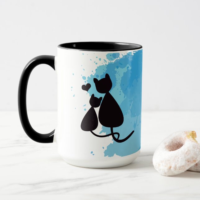 cat mug (With Donut)