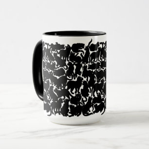 Cat Mug Coffee Cup Cool Cat Lover Art Cup