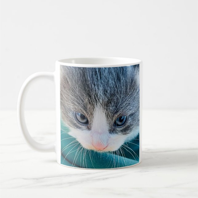 Cat Mug, Morning Mood, Funny Mug (Left)