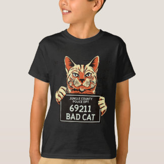 Cat Mug Shot - Bad Cat T-Shirt