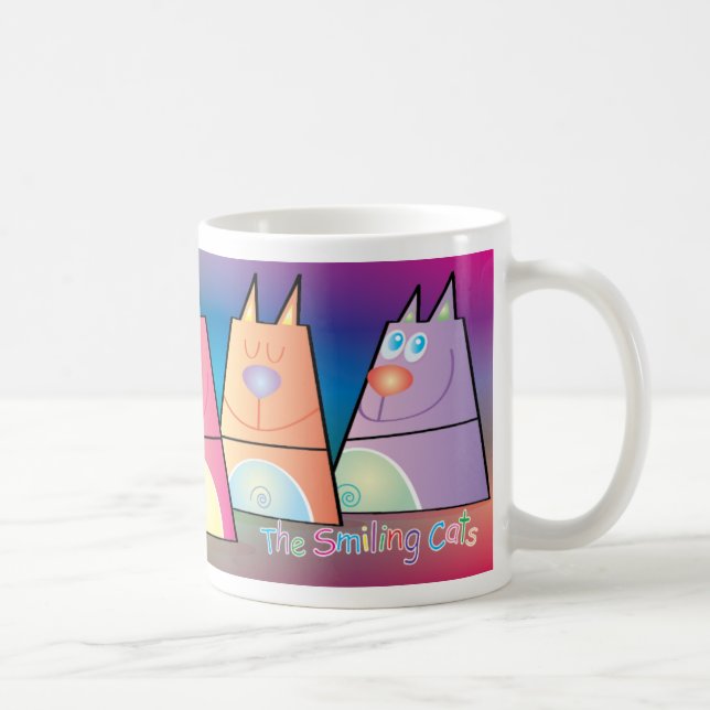 Cat mug - The Smiling Cats (Right)