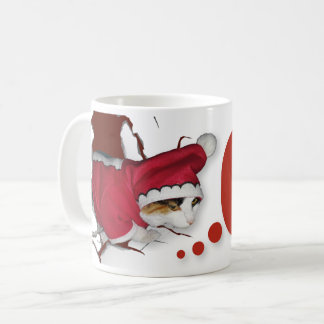 Cat Mug Wishing Merry Christmas