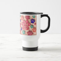 Cat Mum 3D Puff Printed Design Tumbler