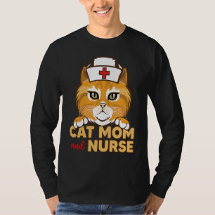 Cat Mum And Nurse Nursing RN Student Men Women T-Shirt