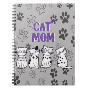 Cat Mum and Paws Notebook